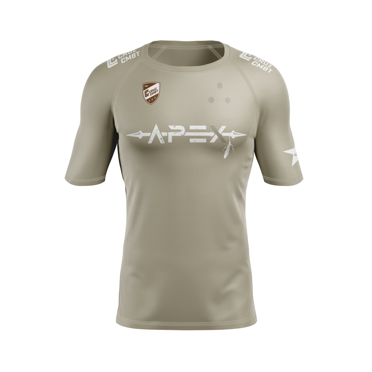 Apex Grappling men's rash guard FC23, coffee – CRUZ CMBT