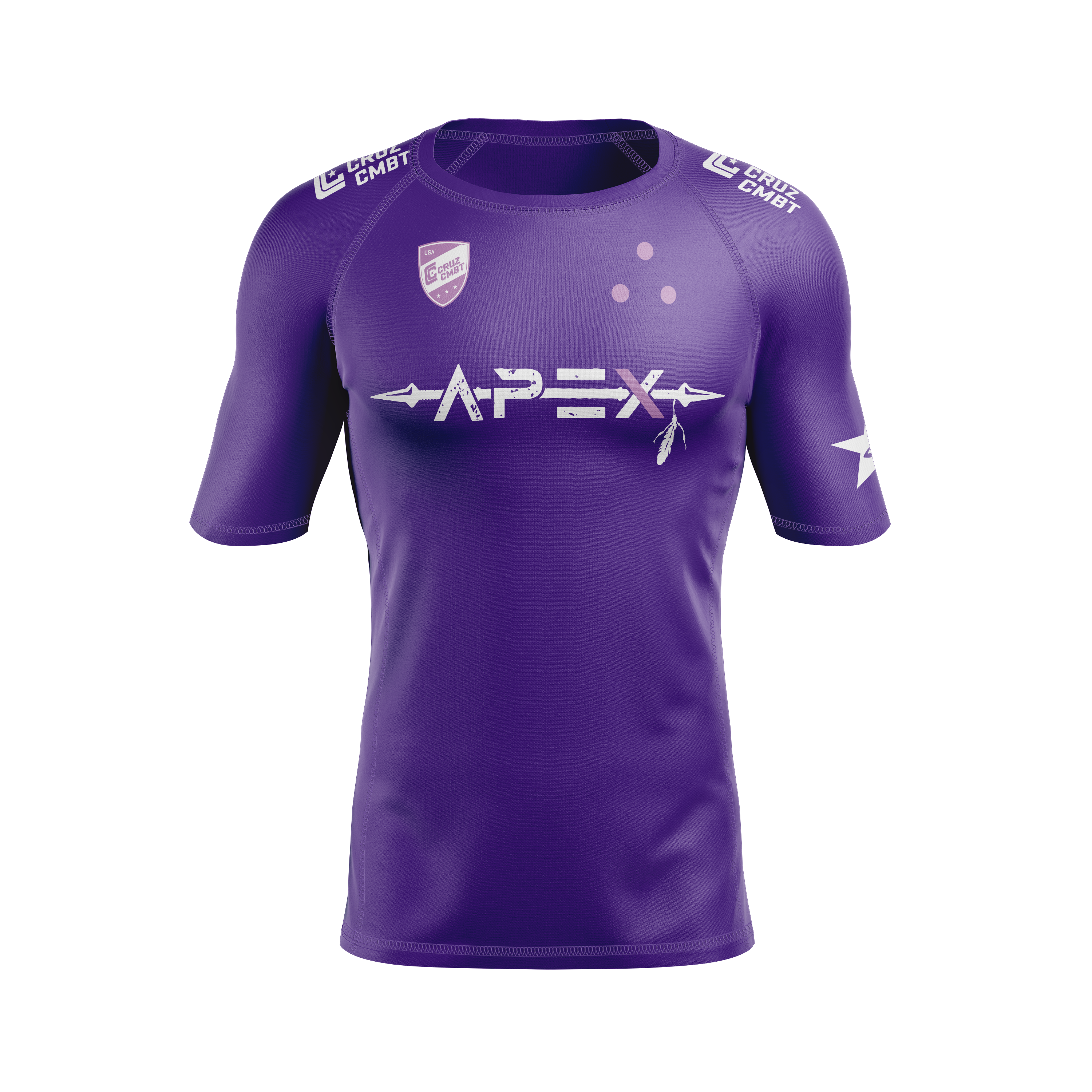 Apex Grappling men's rash guard FC23, purple