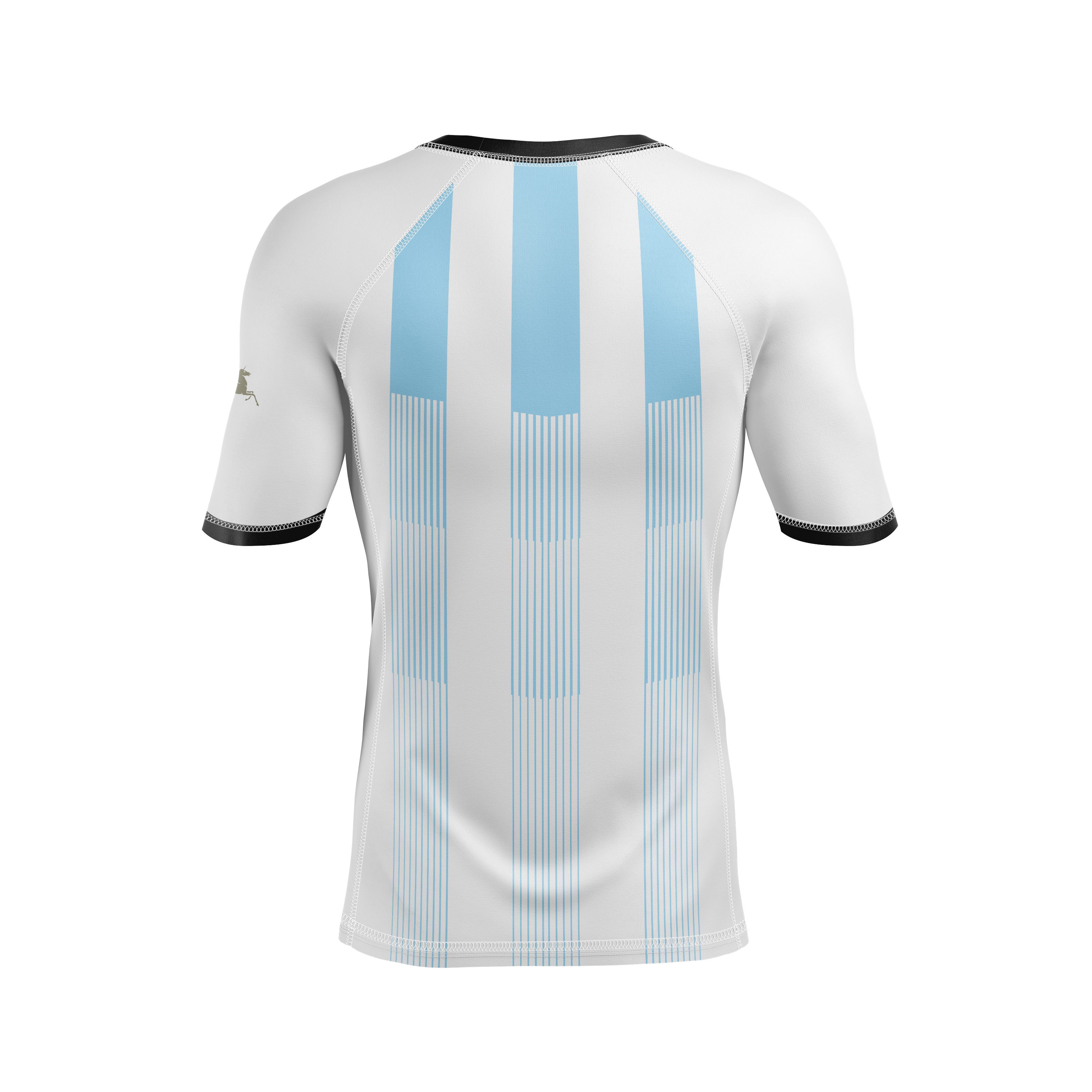 CCFC La Albiceleste men's rash guard, white/blue