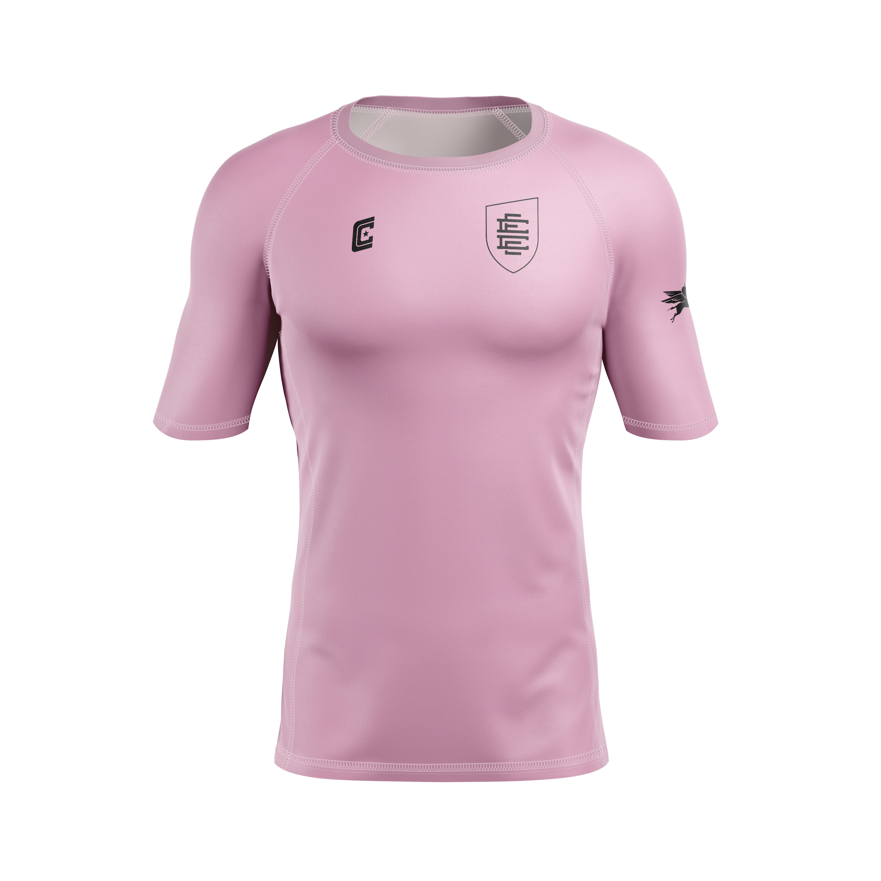 CCFC Tango Vice men's rash guard, pink