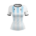 CCFC La Albiceleste women's rash guard, white/blue