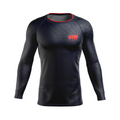 DxW: American Psycho Men's Navy Rash Guard, navy
