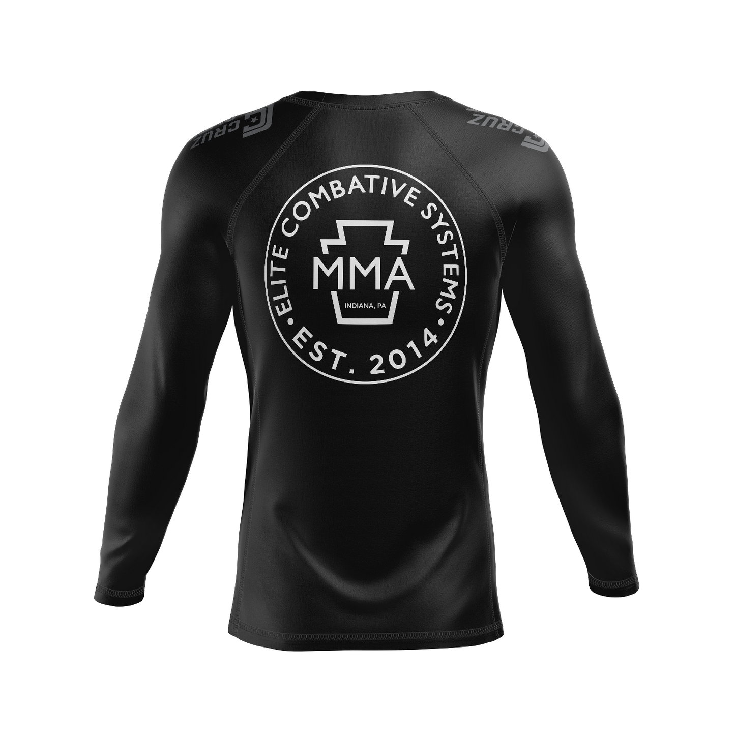 Elite Combative Systems men's rash guard Standard Issue, black