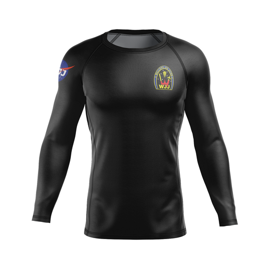 410 Academy men's rash guard Astro, black