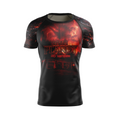 10P Masury men's rash guard Strangle Things, black