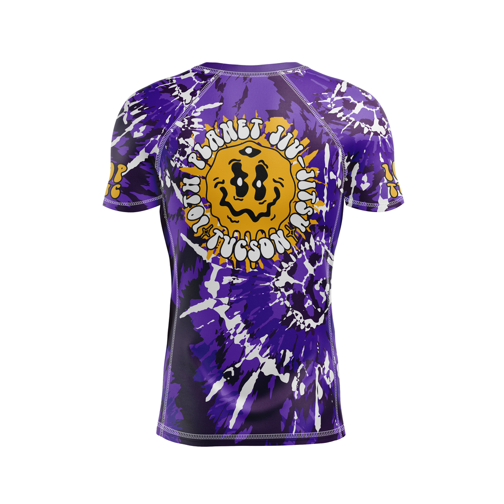 10P Tucson men's rash guard Drippy Hippie, purple