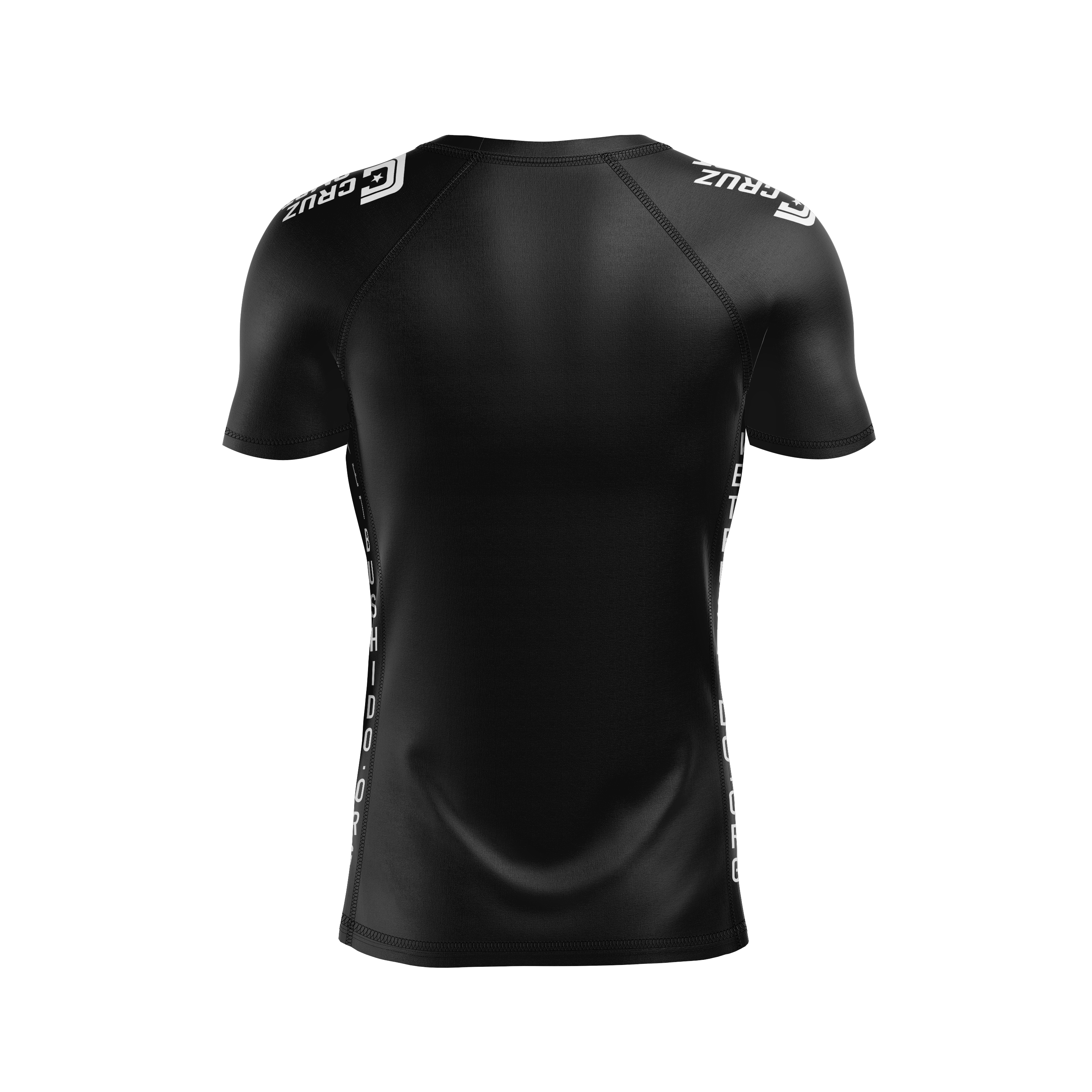 Veteran Bushido Brotherhood men's rash guard 22 Rounds for Life, black