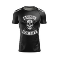 Veteran Bushido Brotherhood men's rash guard 22 Rounds for Life, black