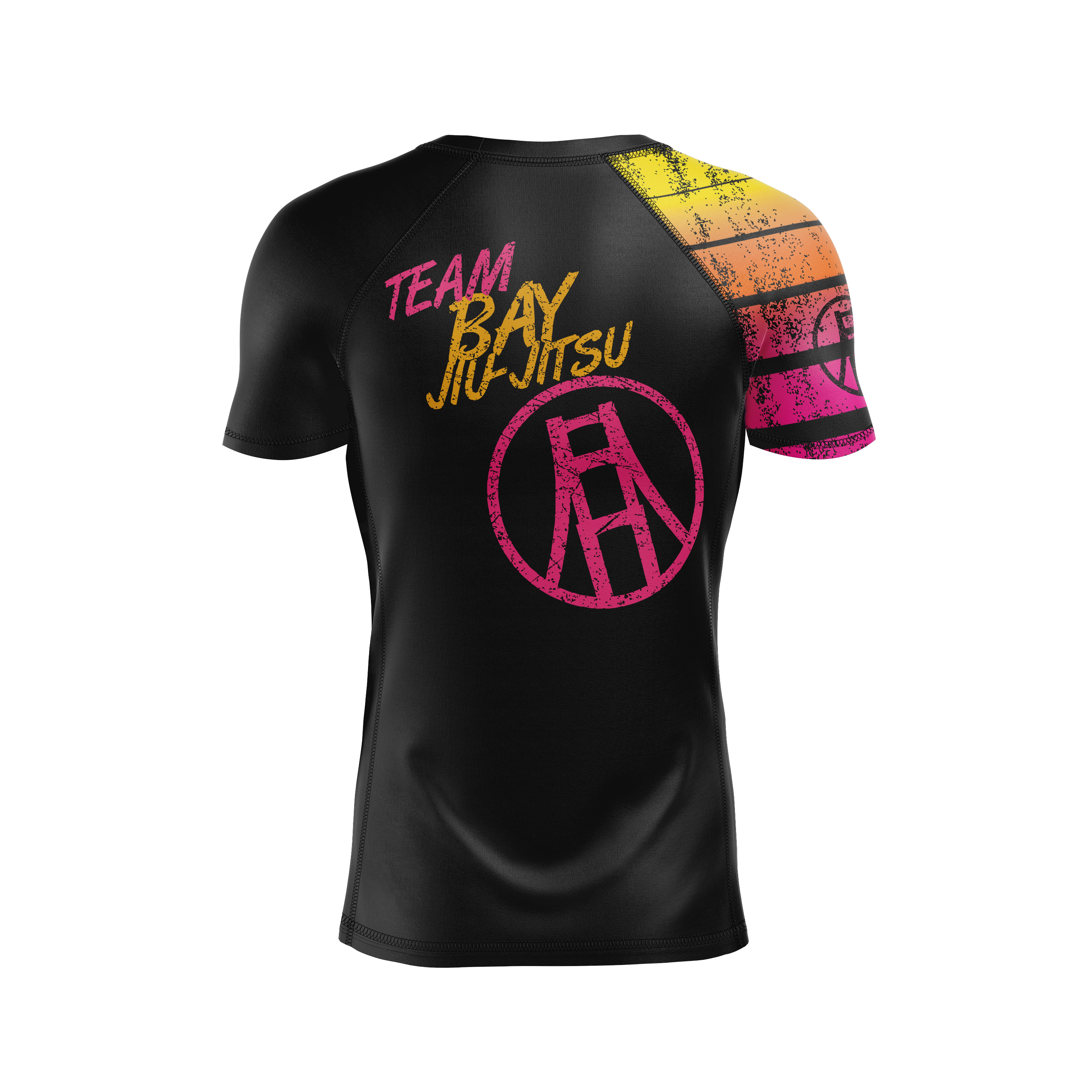 Bay Jiu Jitsu men's rash guard S25 Comp Team, black