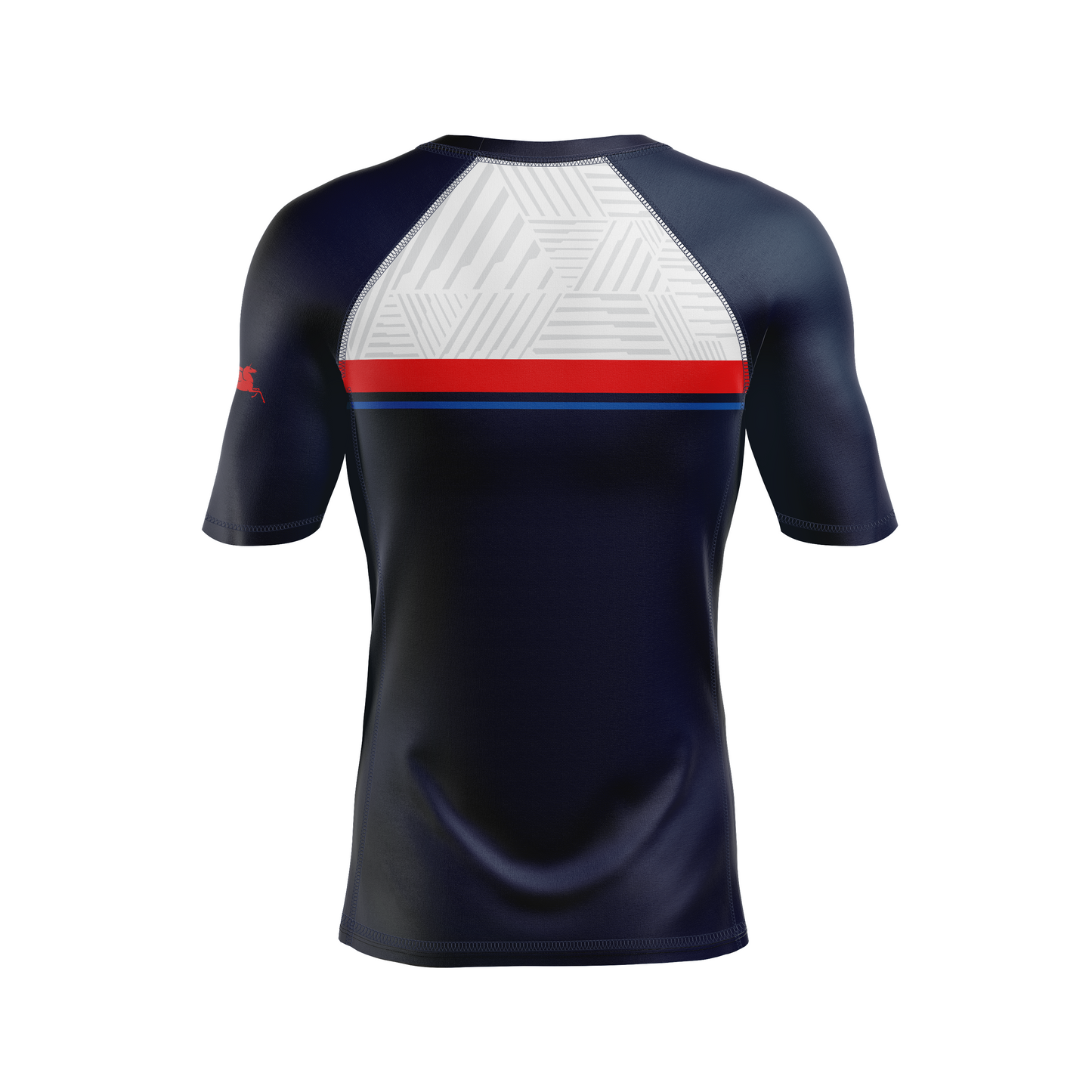 CCFC men's rash guard Enforcers, navy with red and white