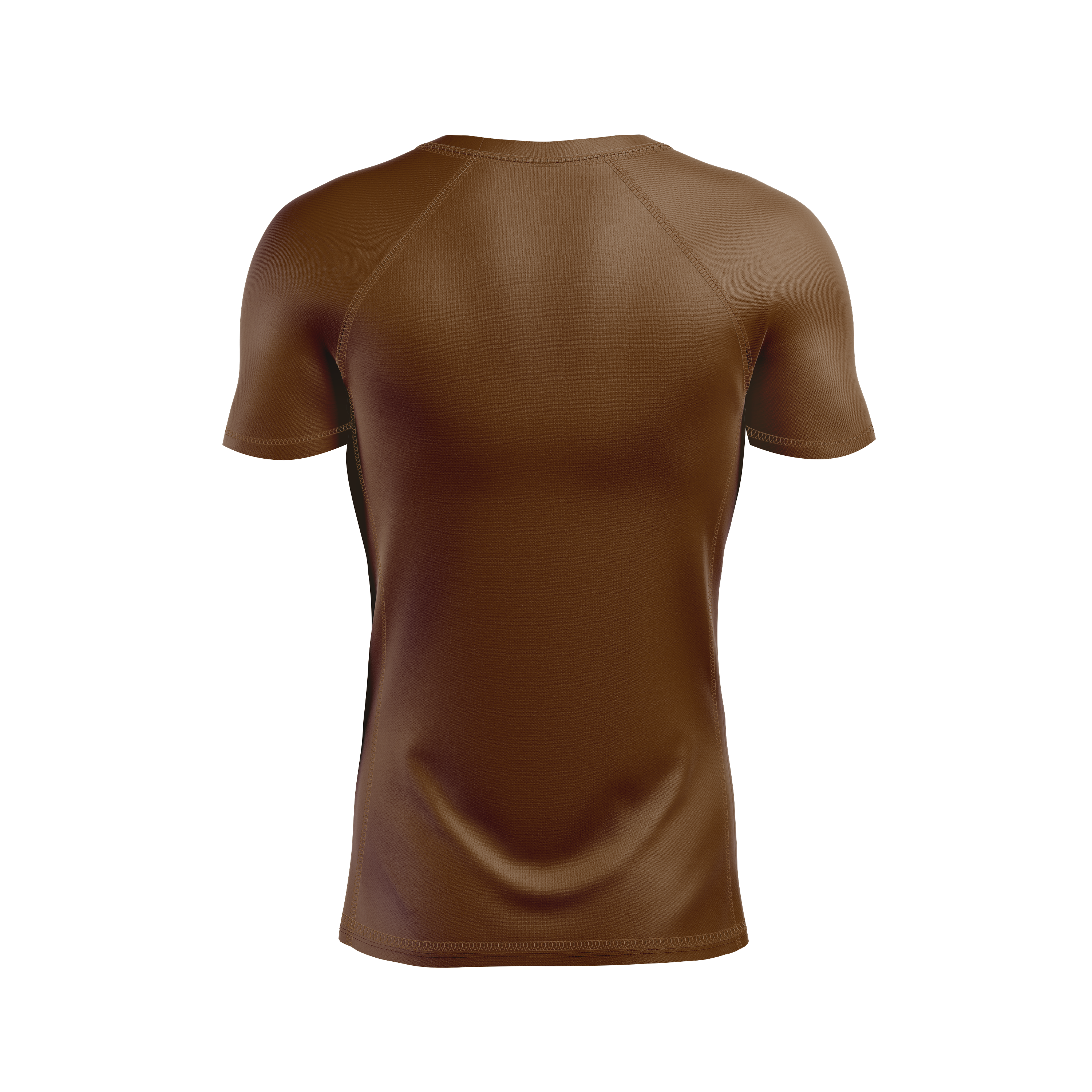 Federation men's rash guard, brown