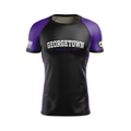 GTX BJJ men's rash guard Standard Issue Ranked, black/purple
