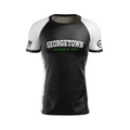 GTX BJJ men's rash guard Standard Issue Ranked, black/white
