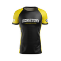 GTX BJJ men's rash guard Standard Issue Ranked, black/yellow