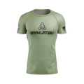 Gym Jitsu men's rash guard Standard Issue, pale olive