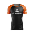 Gym Jitsu men's rash guard Standard Issue Ranked, black/orange