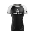 Gym Jitsu men's rash guard Standard Issue Ranked, black/white