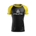 Gym Jitsu men's rash guard Standard Issue Ranked, black/yellow