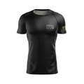 High Ground BJJ men's rash guard 1776, black