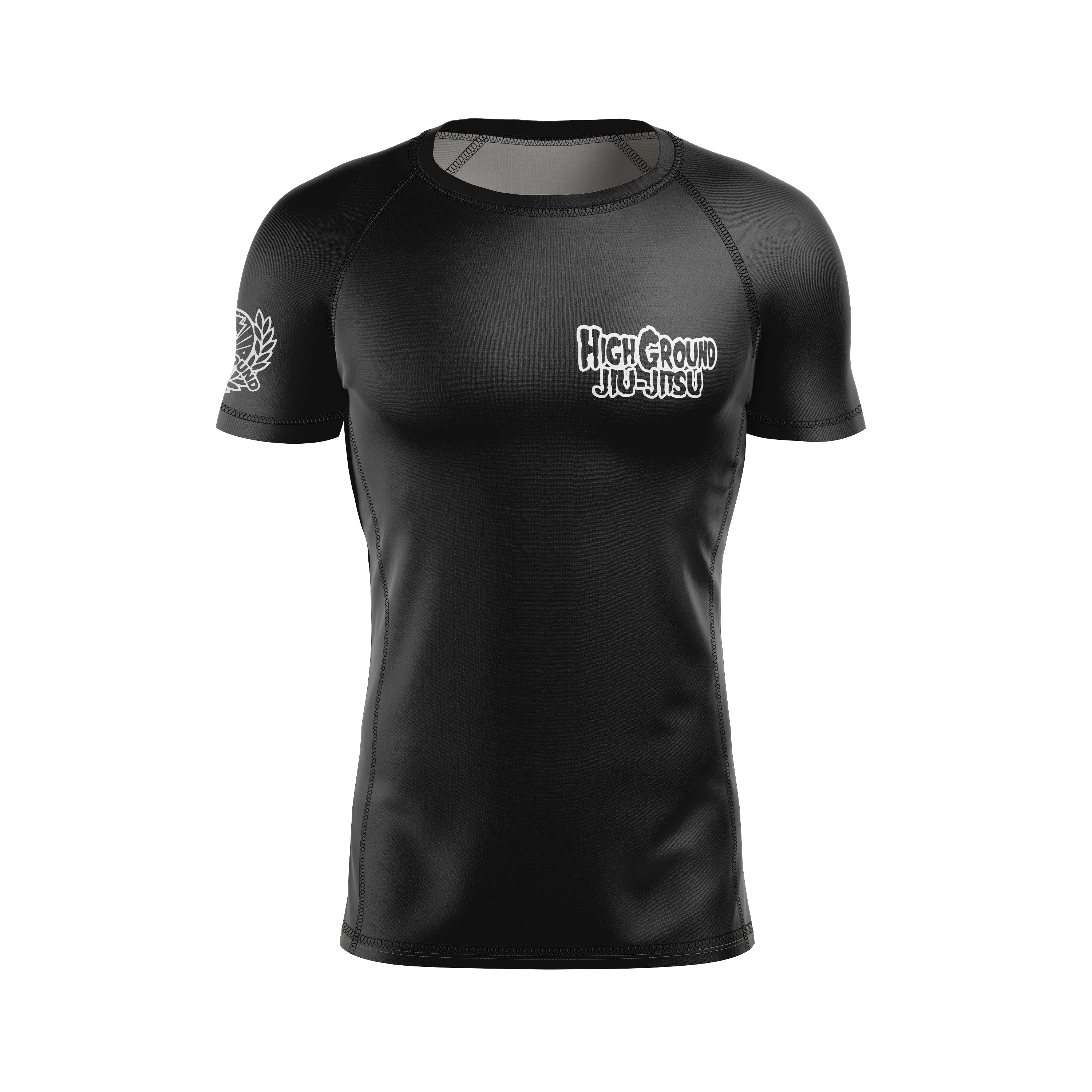 High Ground BJJ men's rash guard Misfits, black