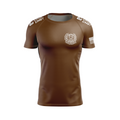 High Ground BJJ men's rash guard Standard Issue Ranked, brown