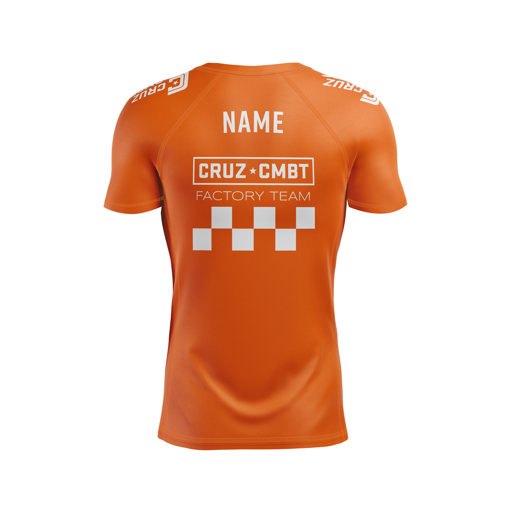 DxW: Intimidator men's rash guard, orange