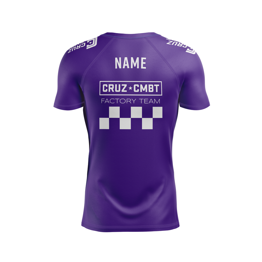 DxW: Intimidator men's rash guard, purple