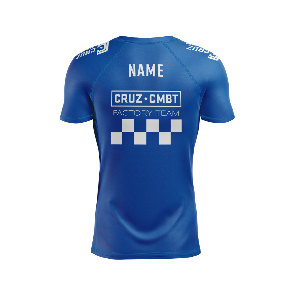 DxW: Intimidator men's rash guard, royal