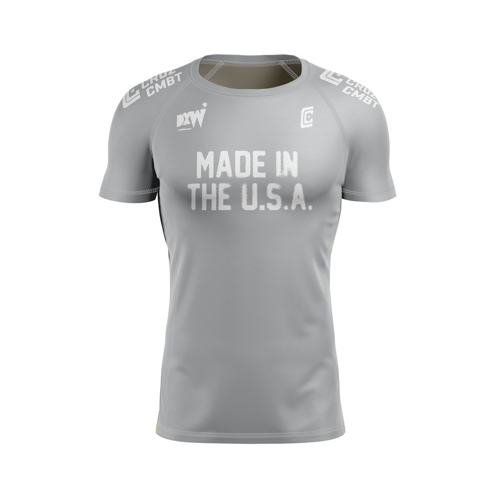 DxW: Intimidator men's rash guard, grey