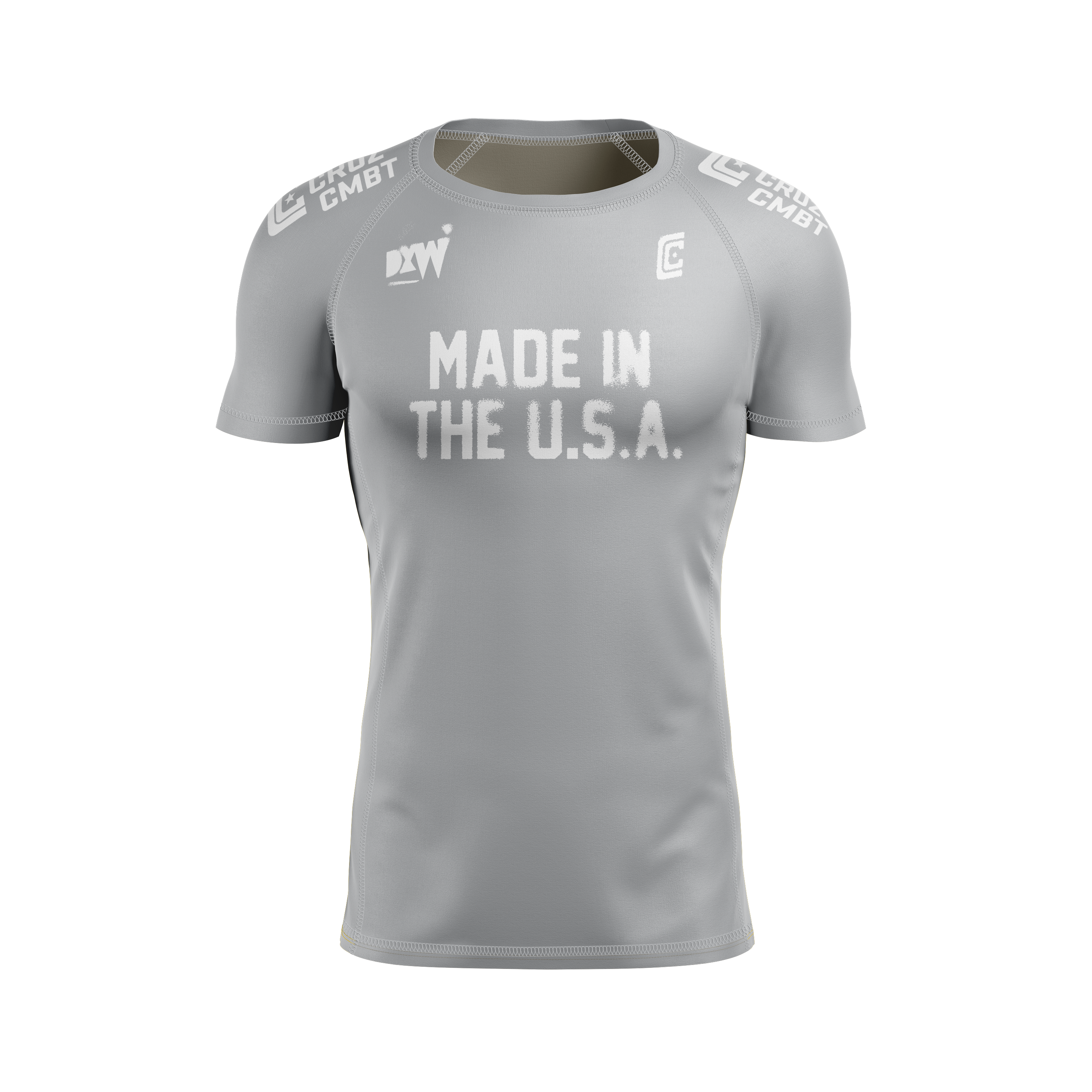 DxW: Intimidator men's rash guard, grey