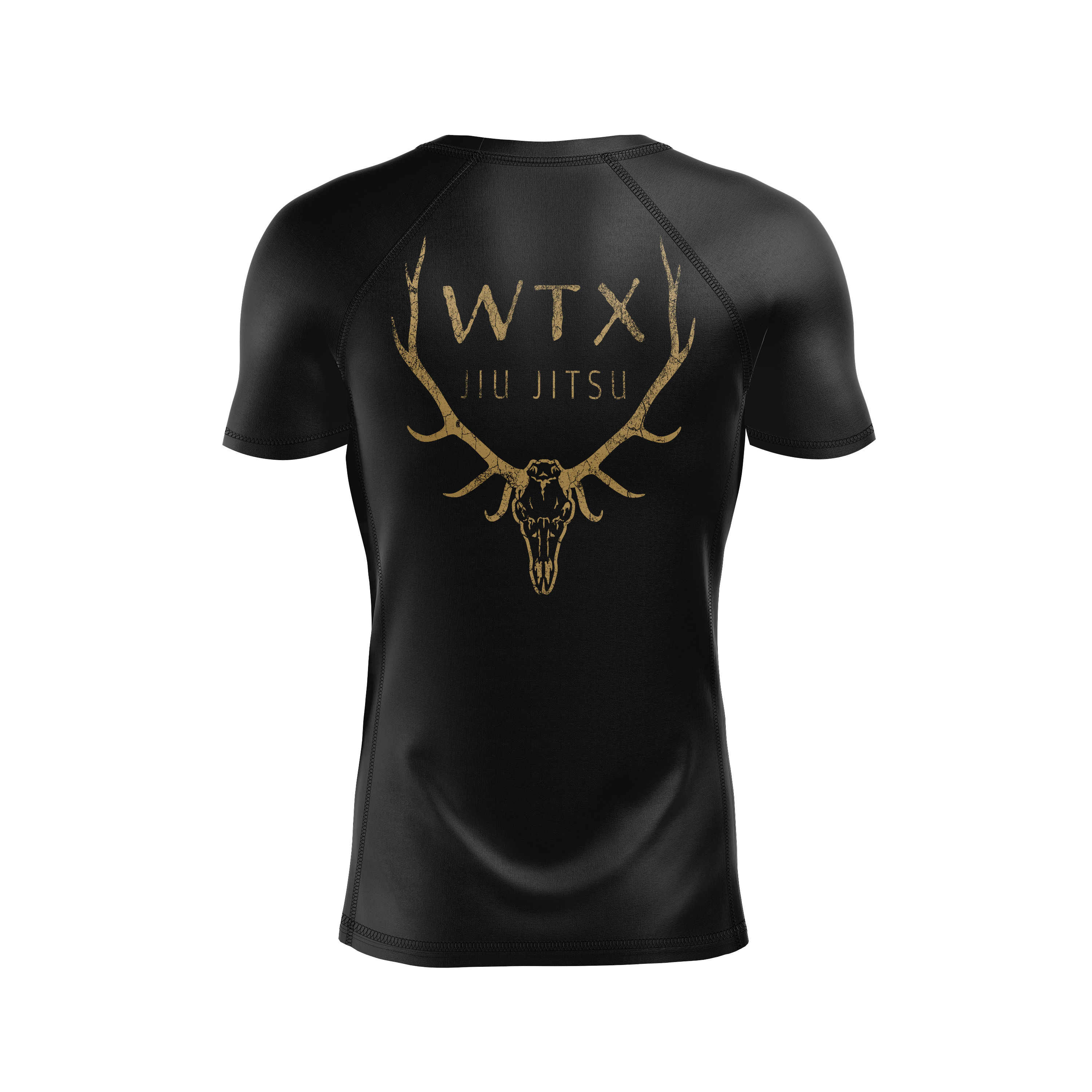 WTX Jiu Jitsu men's rash guard Kanji, black