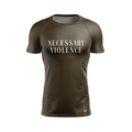 Lui Jiu Jitsu men's rash guard Necessary Violence, MAS grey