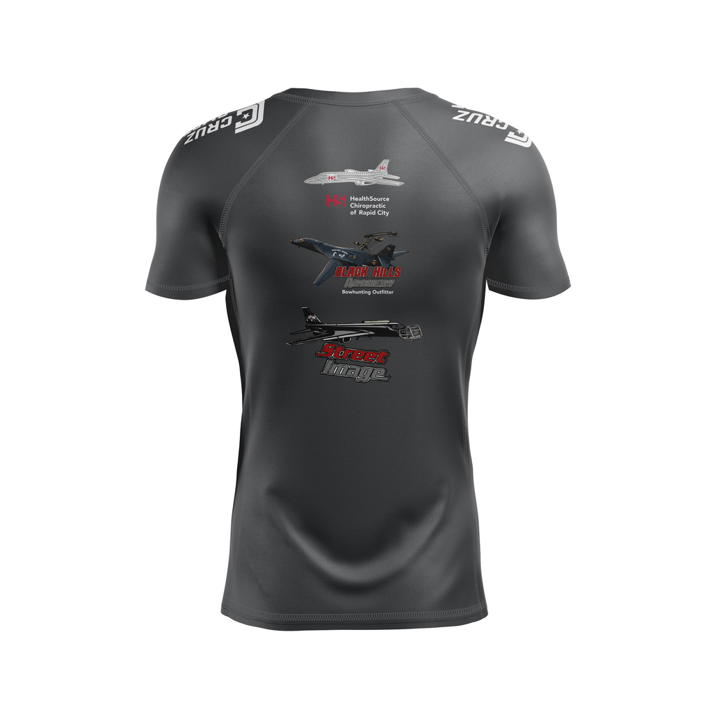 Lancer BJJ men's rash guard Standard Issue, grey