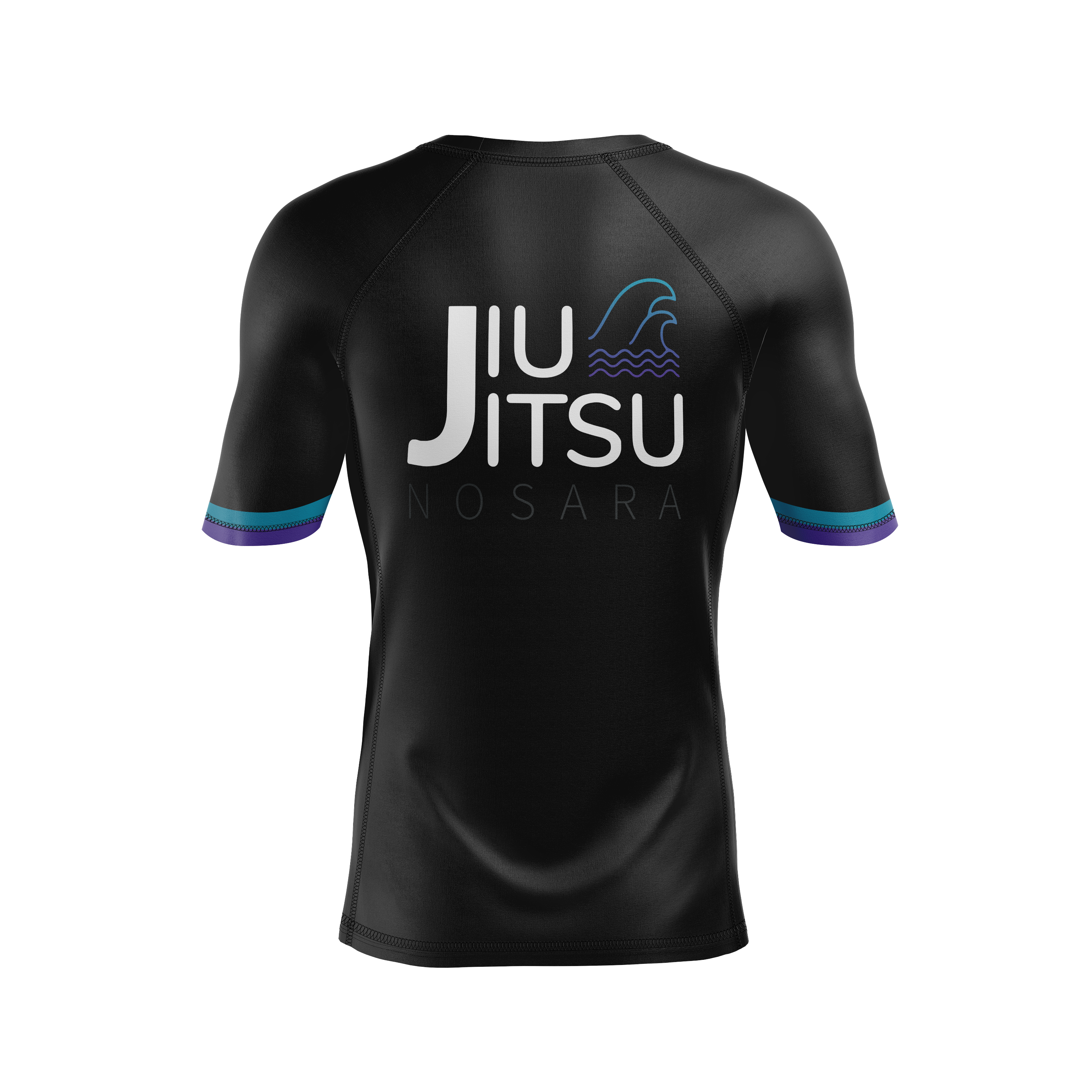 wholesale Nosara men's rash guard Standard Issue, black