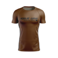 Rogue Wave men's rash guard Standard Issue Ranked, brown