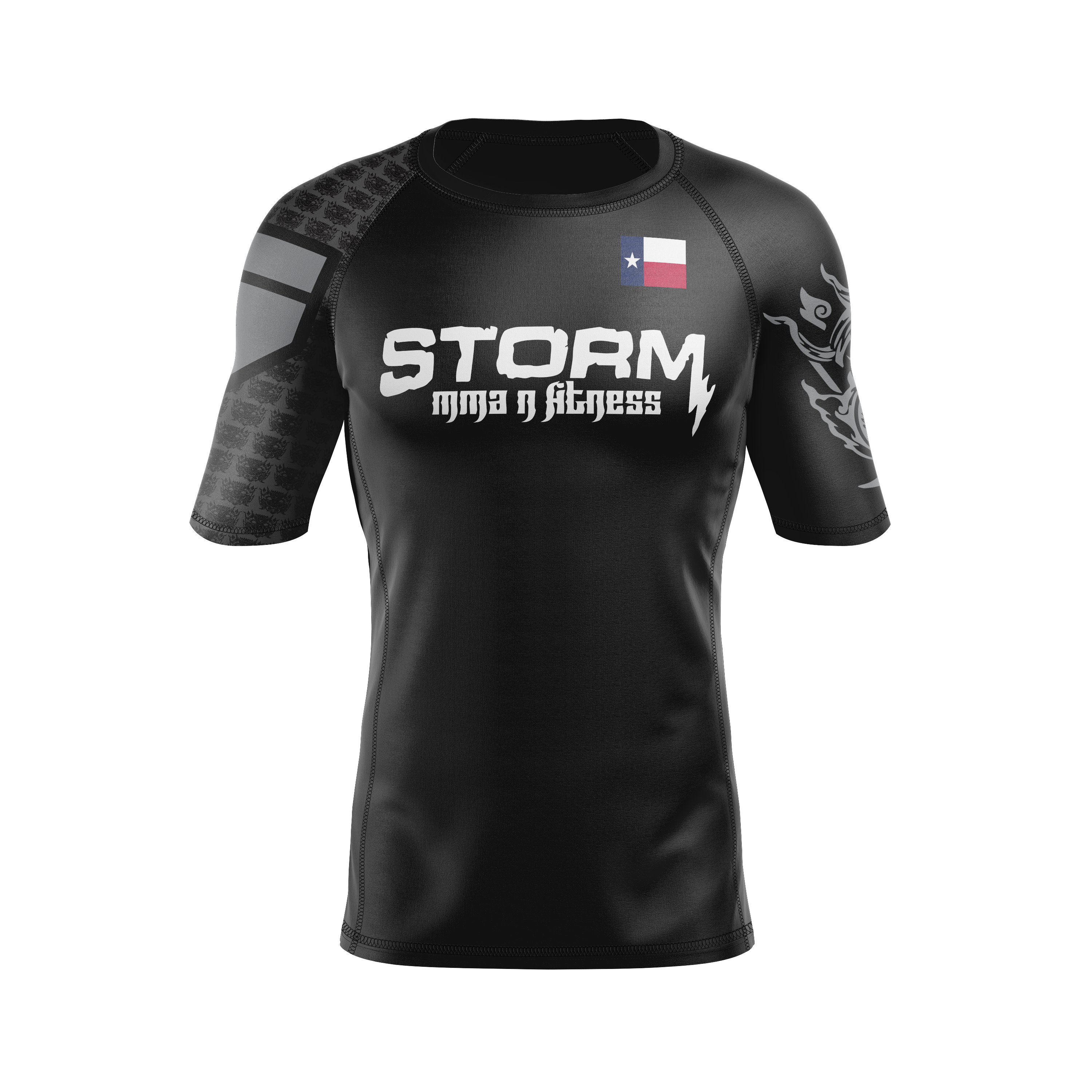 Storm men's rash guard Standard Issue, black