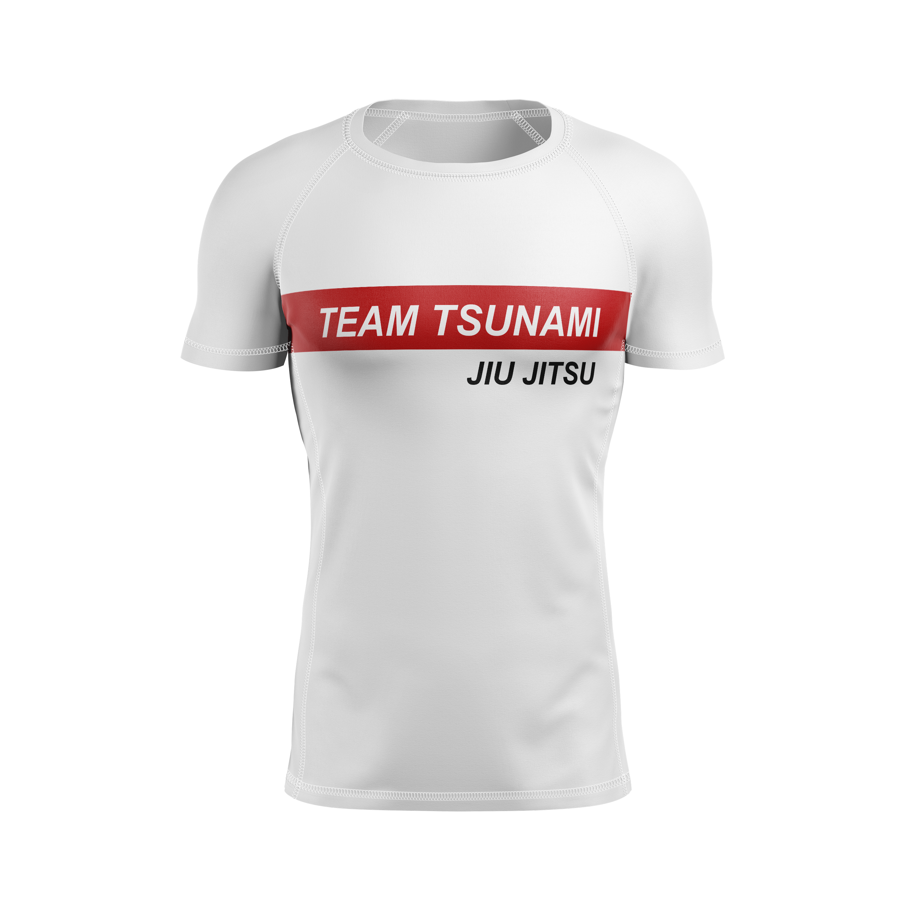 Tsunami JJ men's rash guard Team, white