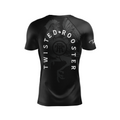 Twisted Rooster Men's Rash Guard (White & Black)