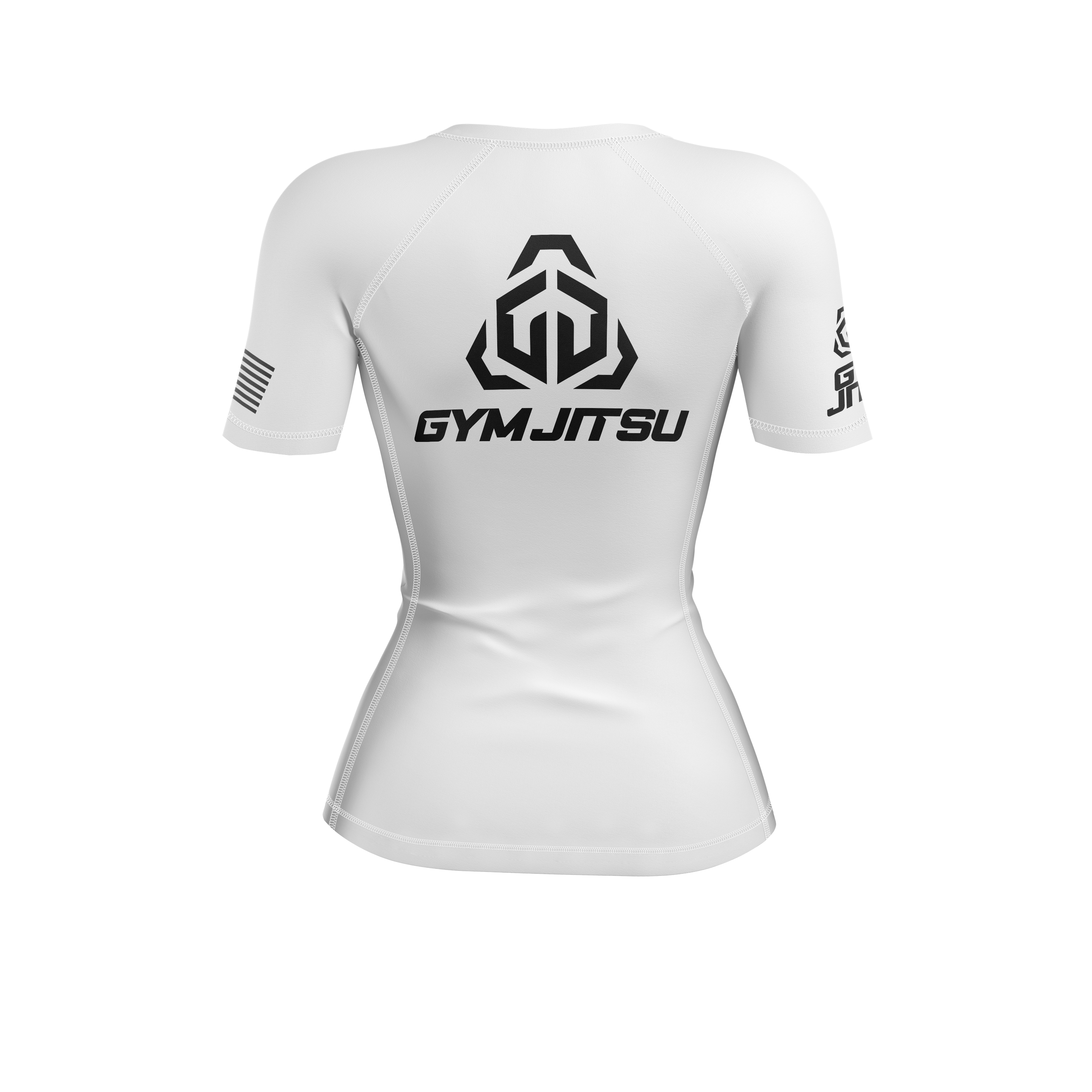 Gym Jitsu women's rash guard Standard Issue, white