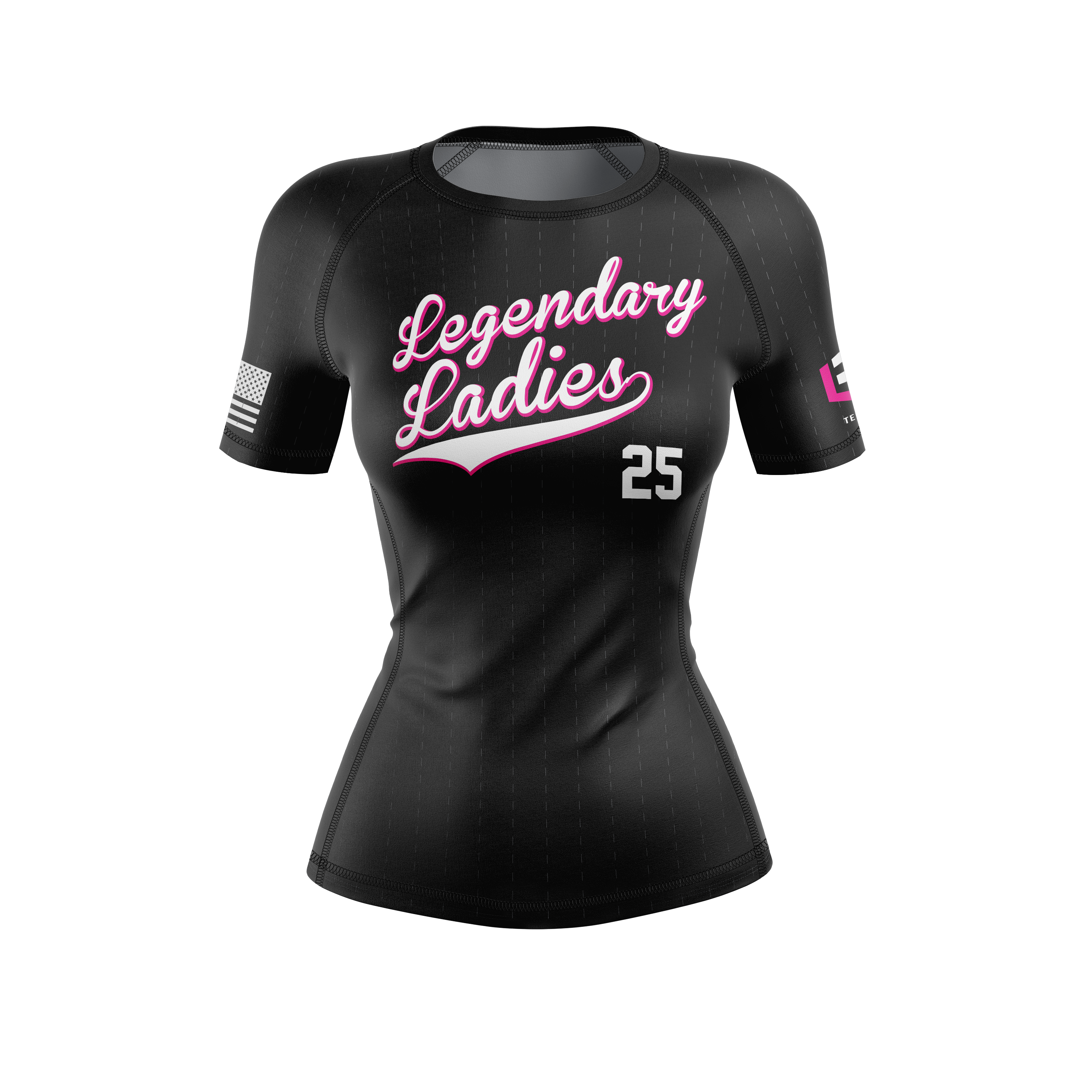 Legends Jiu-Jitsu women's rash guard Pastime, black