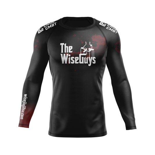 Wise Jiu Jitsu men's rash guard Wise Guys, black