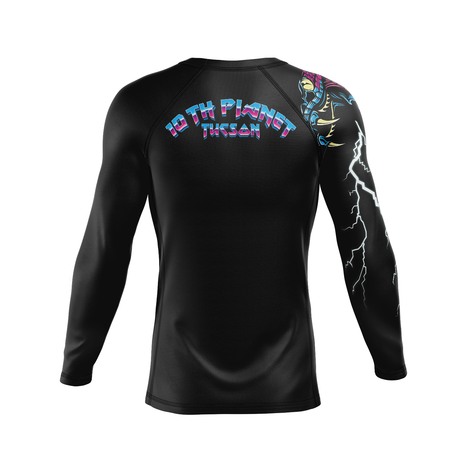 10P Tucson men's rash guard Savage, black