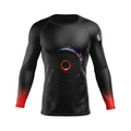 Airlock BJJ men's rash guard Ranked, black