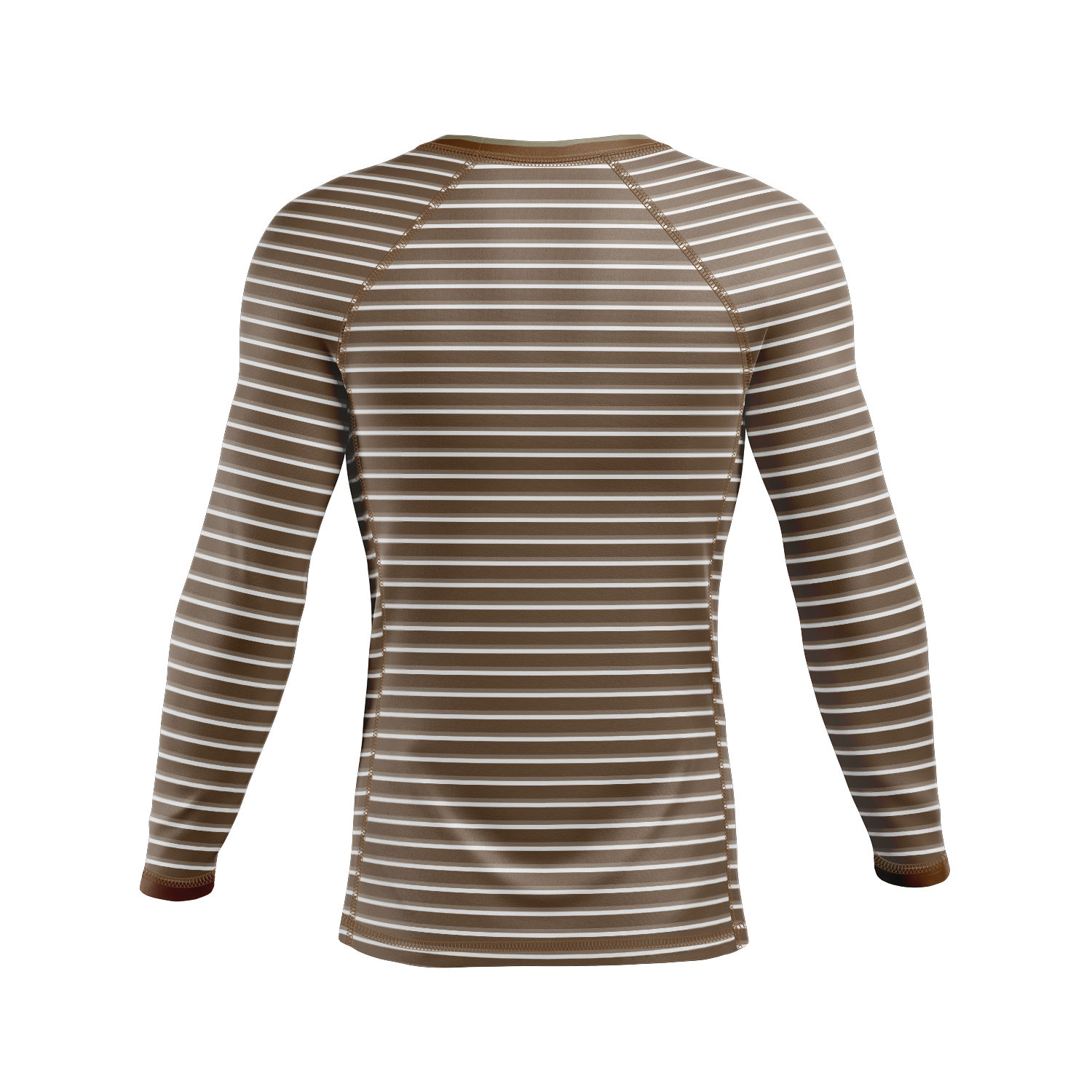 Amigos men's rash guard, brown