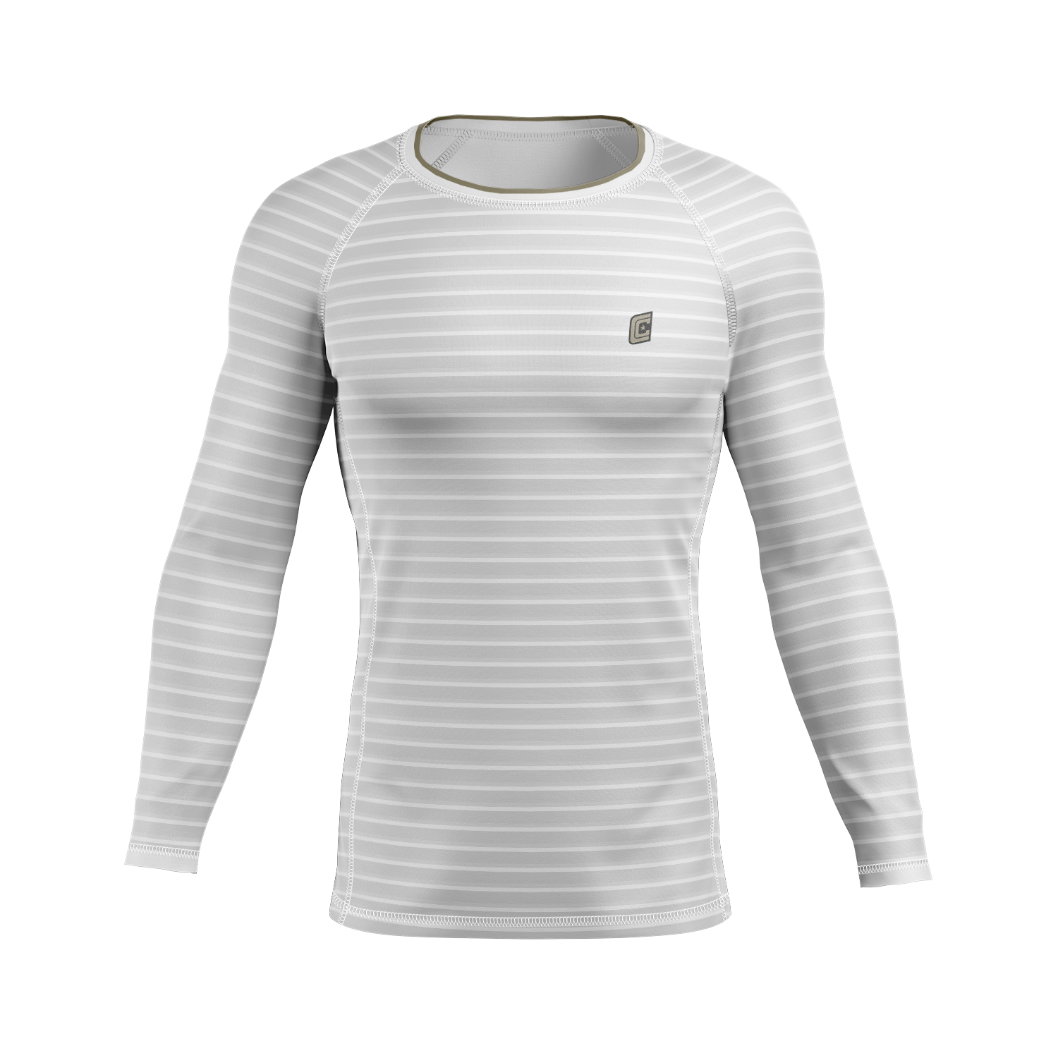 Amigos men's rash guard, white