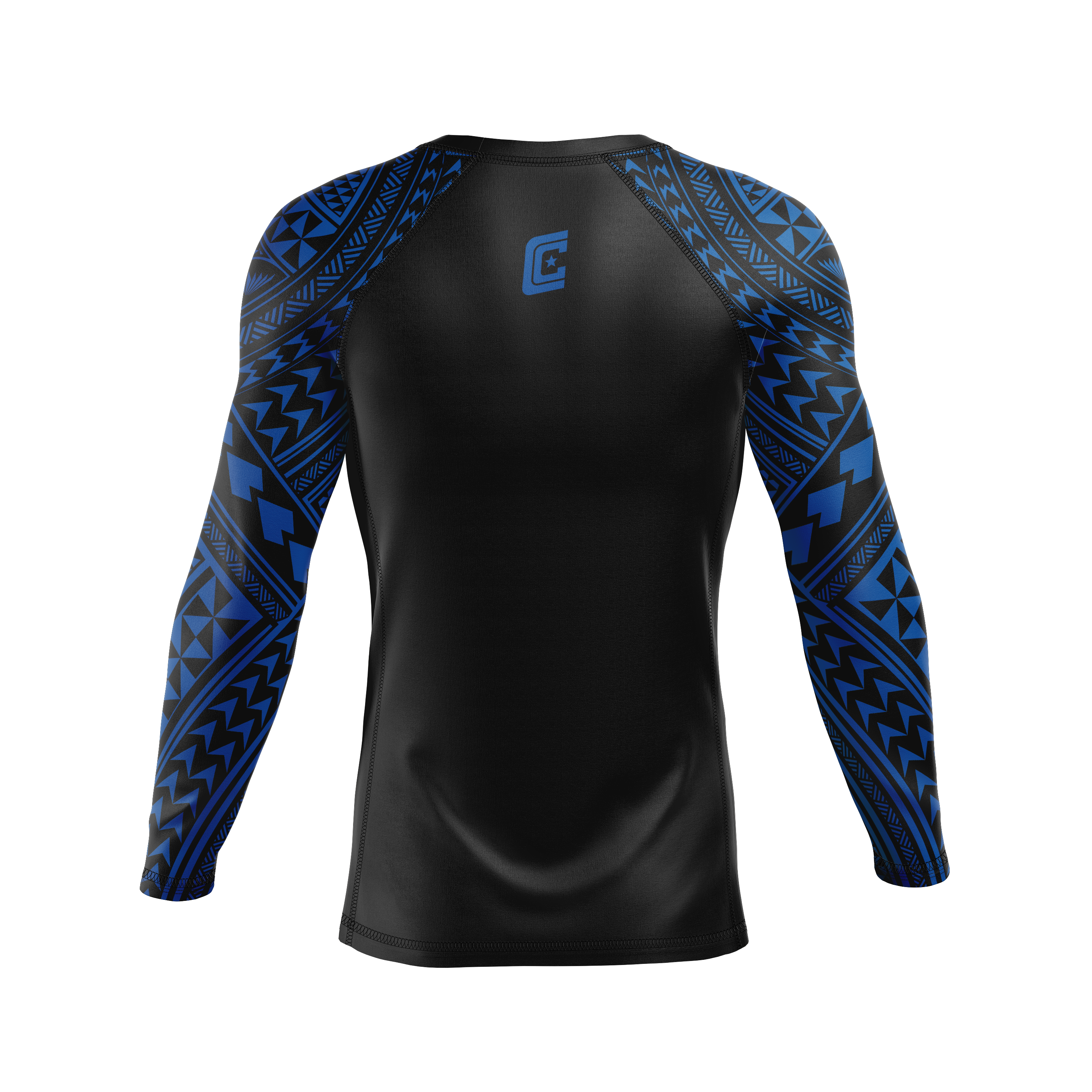 808 Ranked men's rash guard, blue