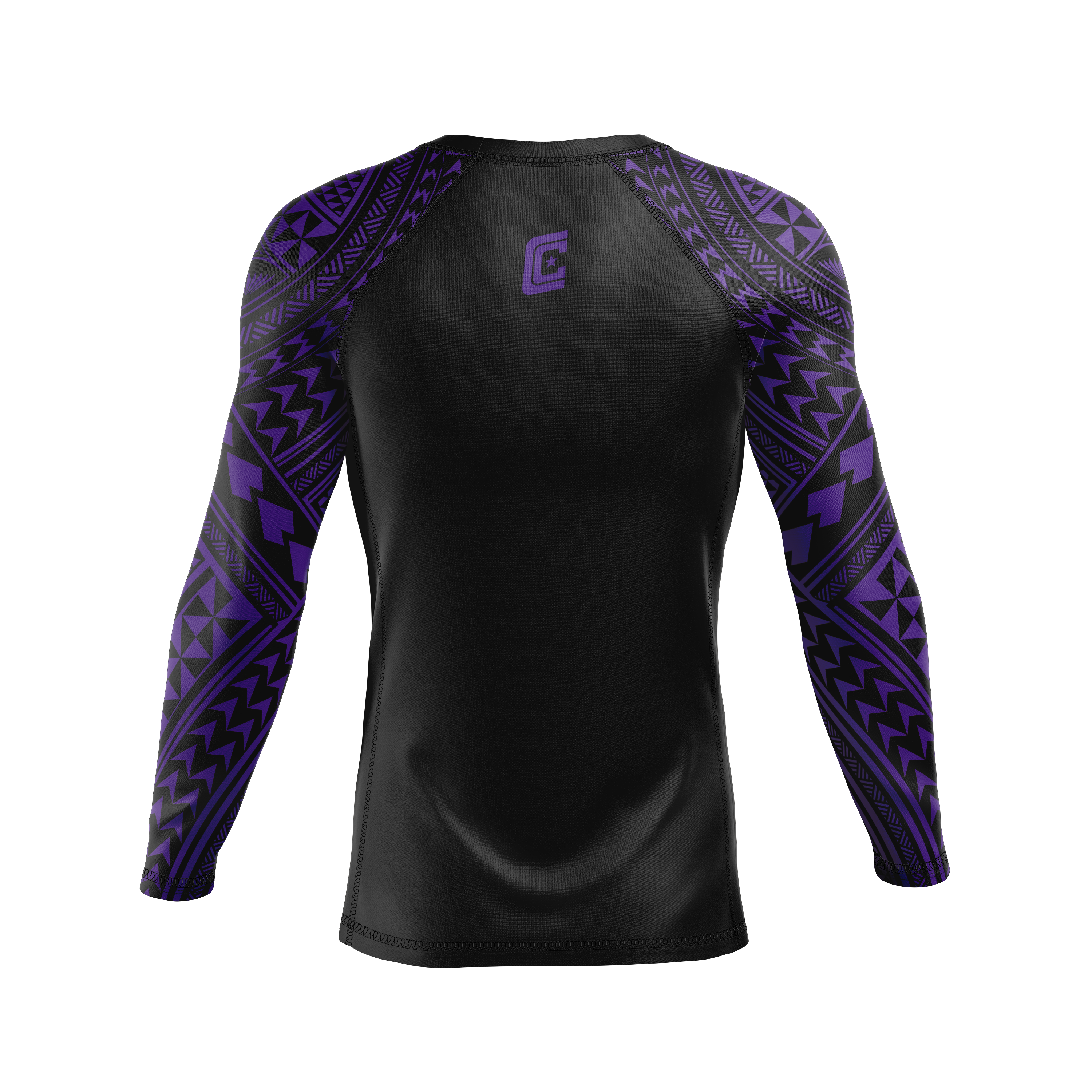 808 Ranked men's rash guard, purple