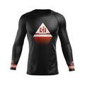 Clayton Jones Images men's rash guard CJI x One Way, black
