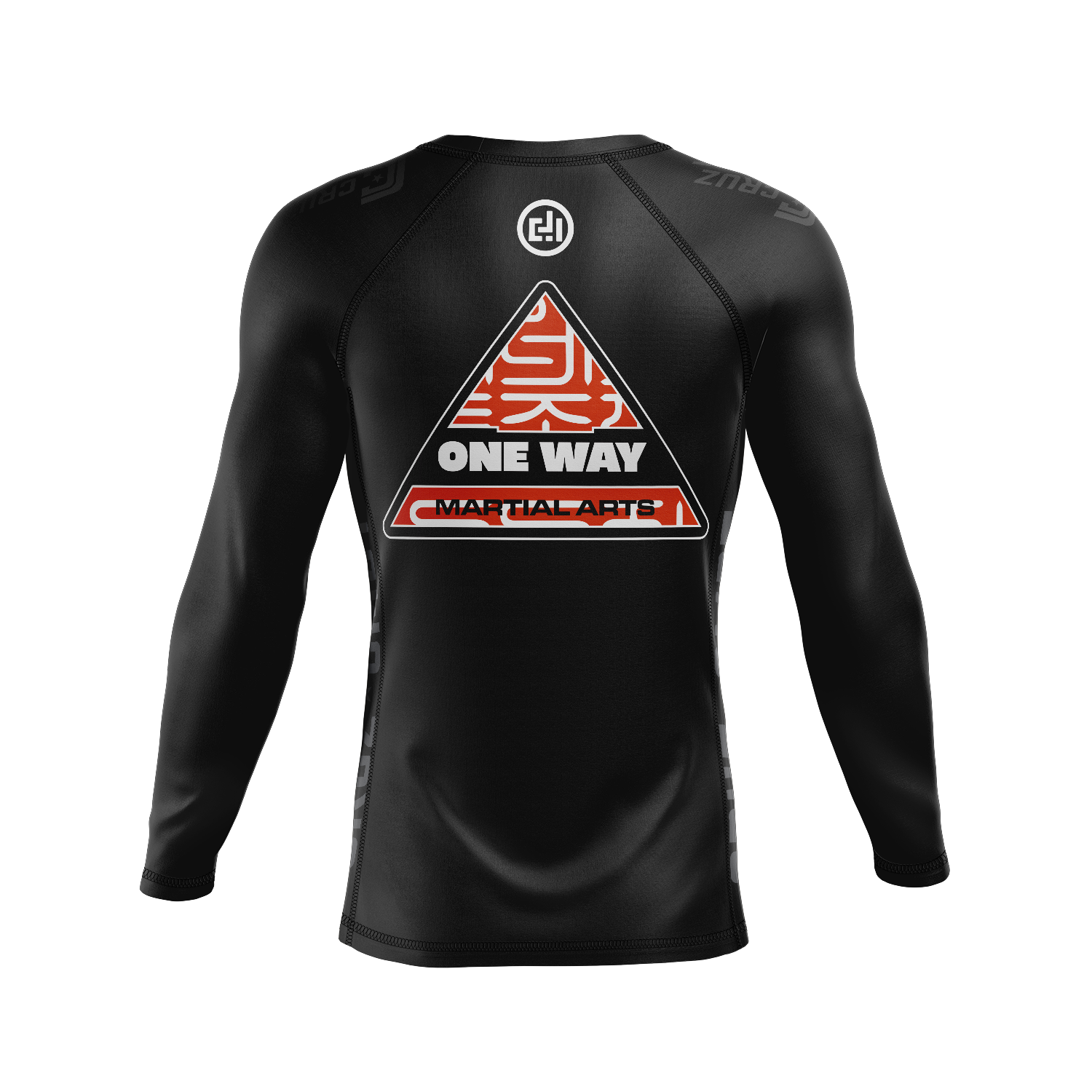 Clayton Jones Images men's rash guard One Way, black