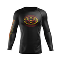 Dragons Martial Arts men's rash guard Be Bold Series, black